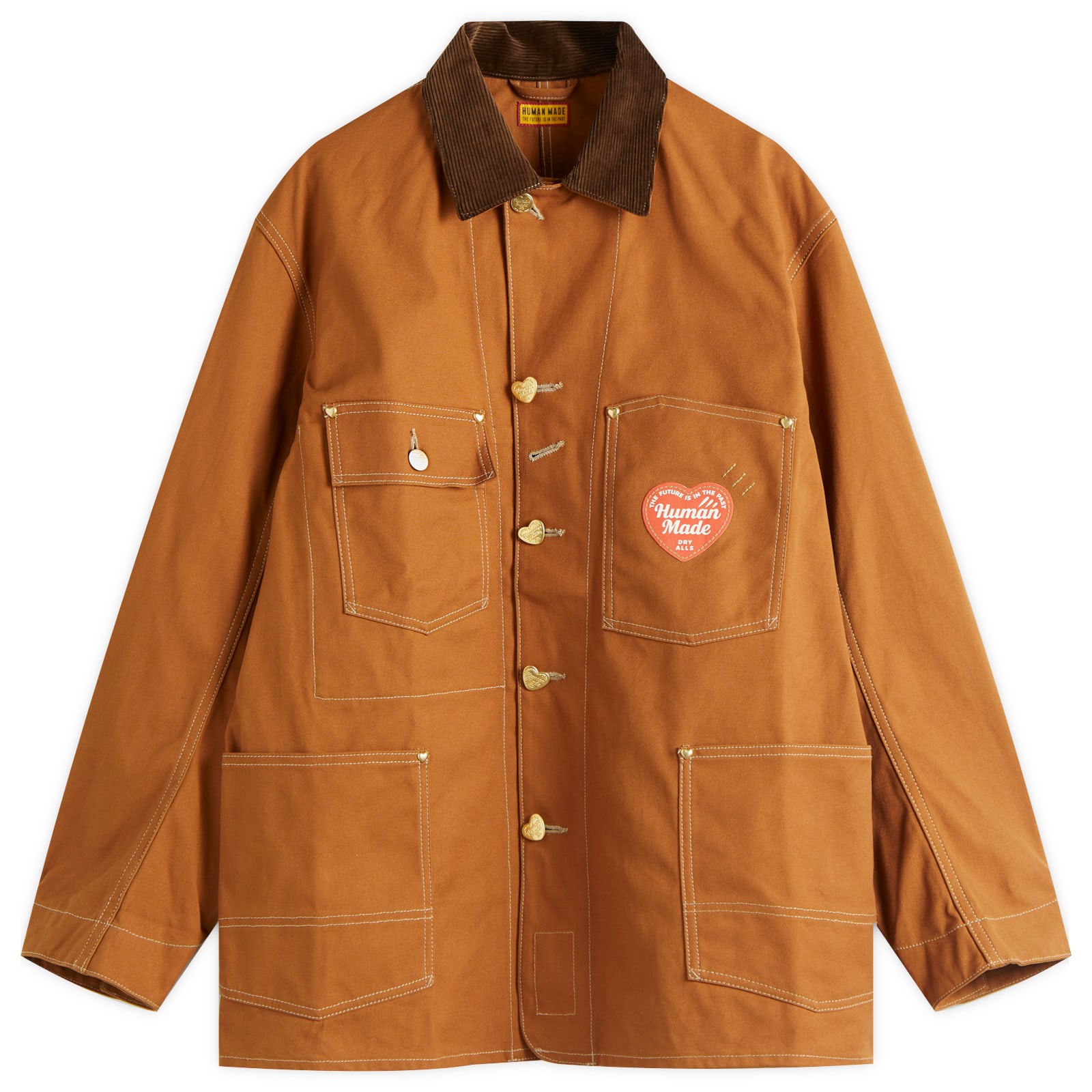 ジャケット・アウター Human Made WOOL HUNTING JACKET Human Made Wool Hunting Jacket Red | END. (AR)