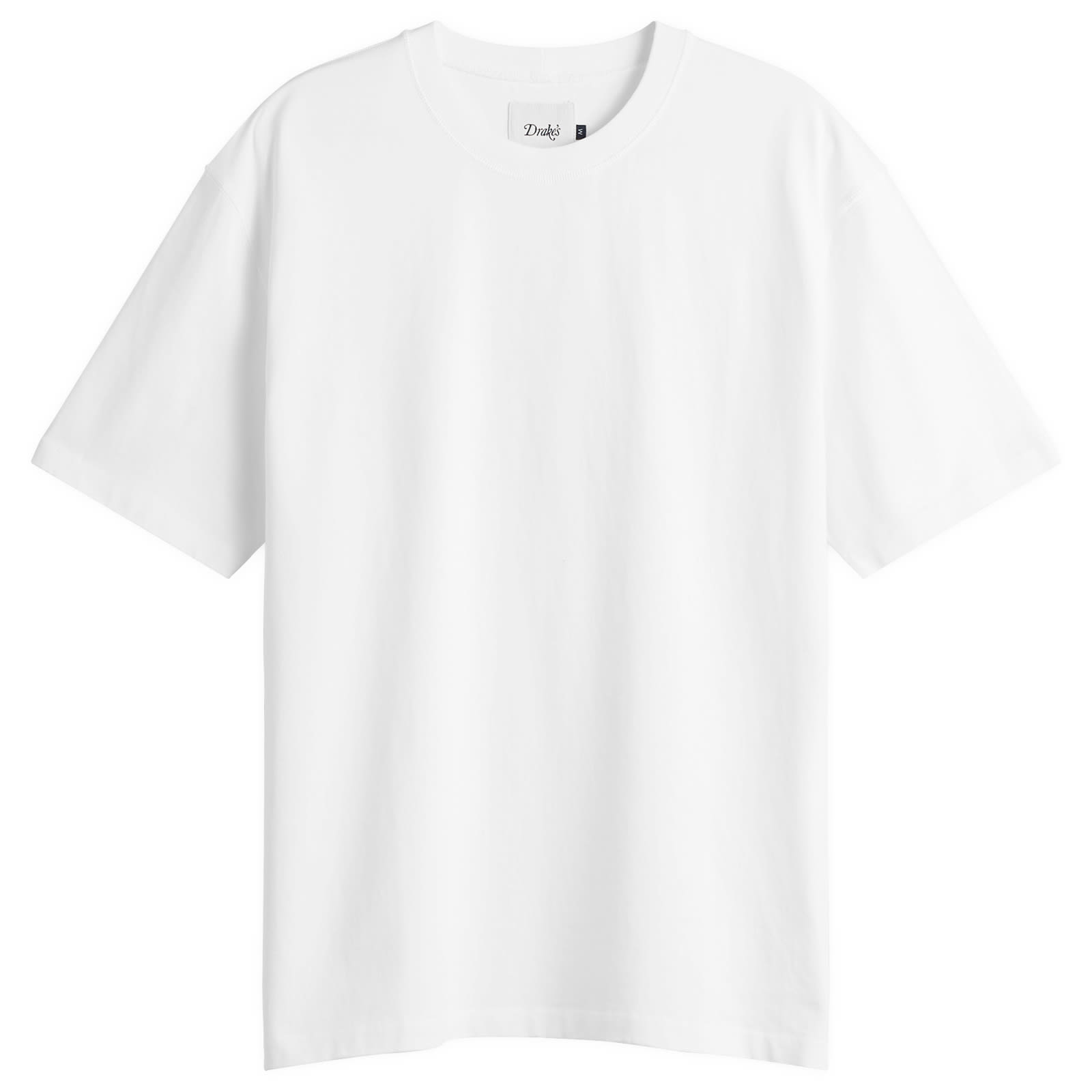 Drake’s Men’s 6 Tile Back Print Hiking T-Shirt Ecru