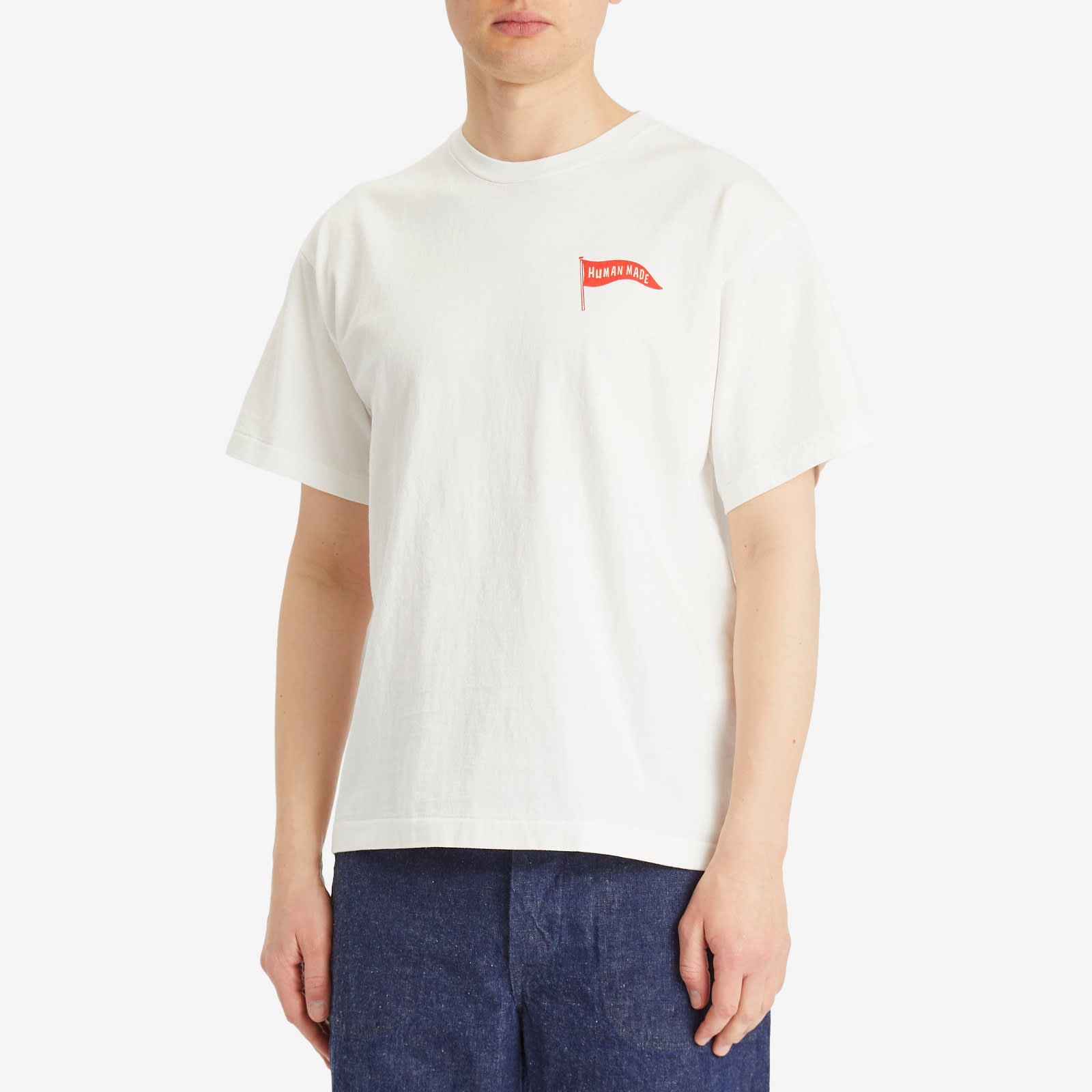 Human Made Men's Polar Bear Flag T-Shirt White - Curated