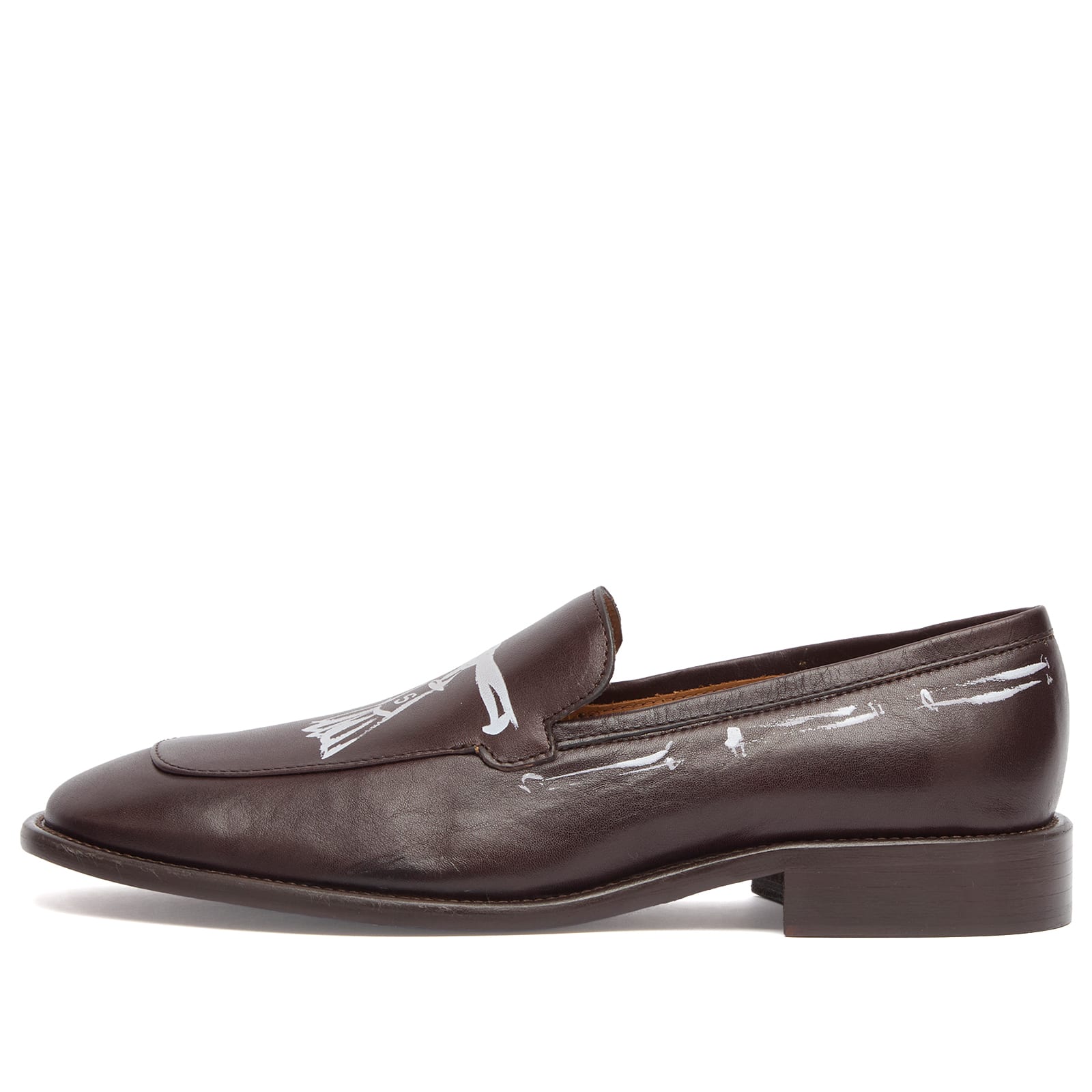 Acne Studios Women's Bassel Loafers Dark Brown