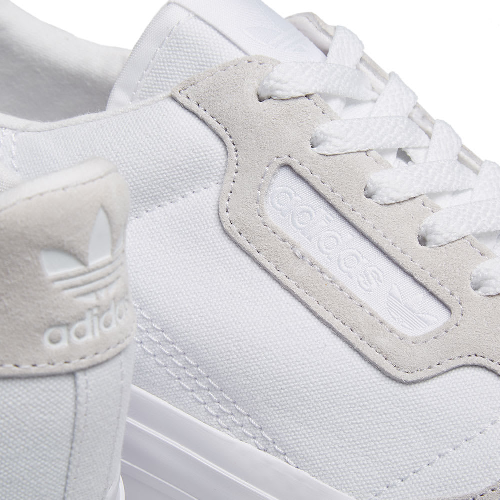 adidas continental vulc white