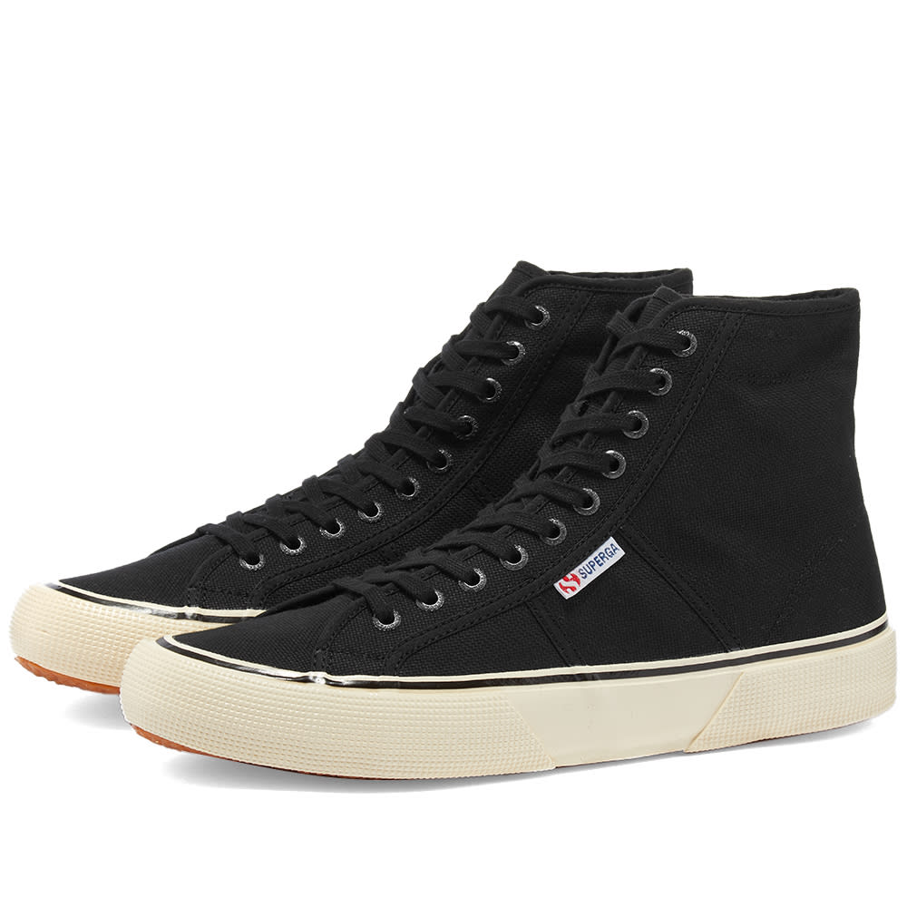 Superga 2494 Cotu High Black \u0026 Black 
