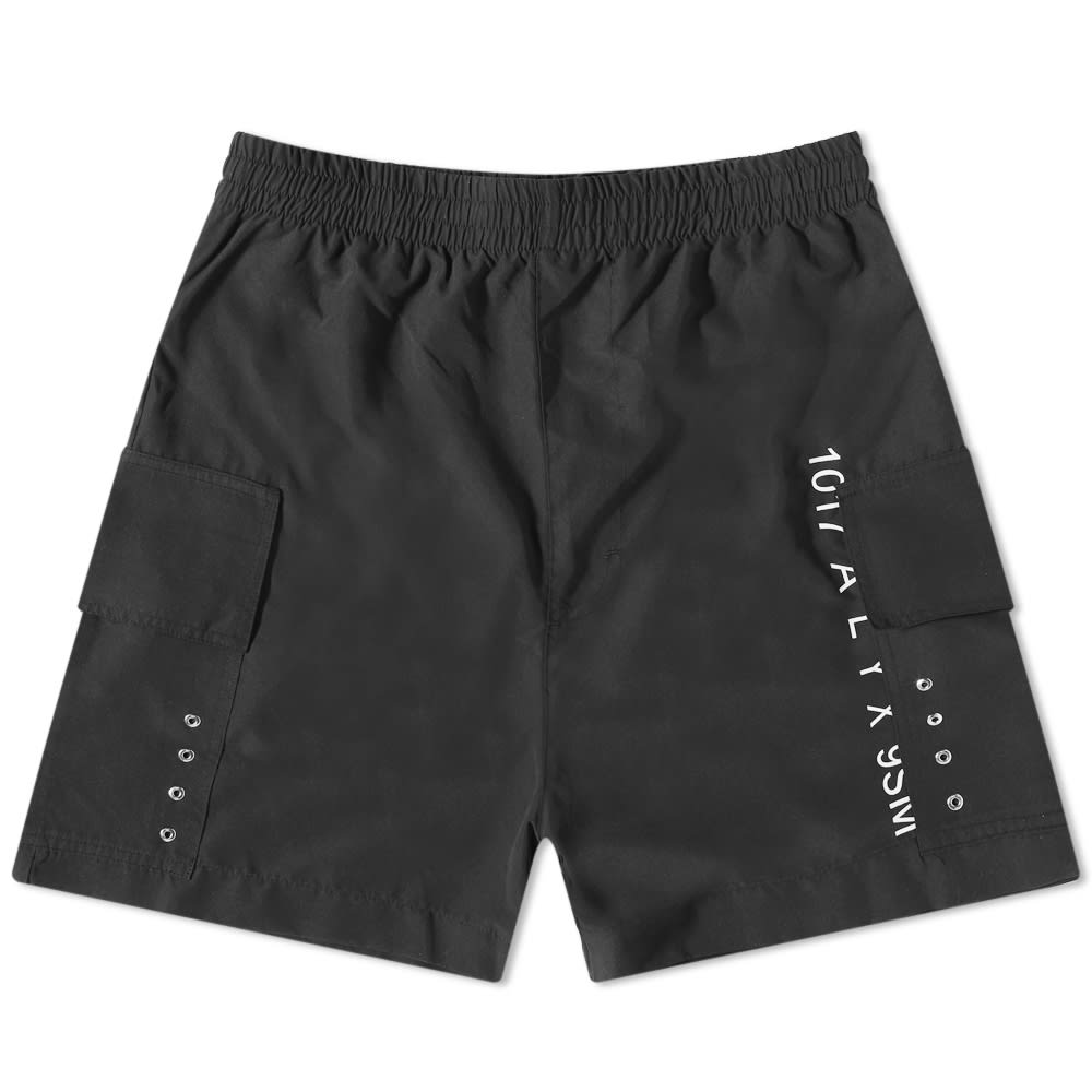 1017 ALYX 9SM Logo Swim Shorts Black | END. (AT)