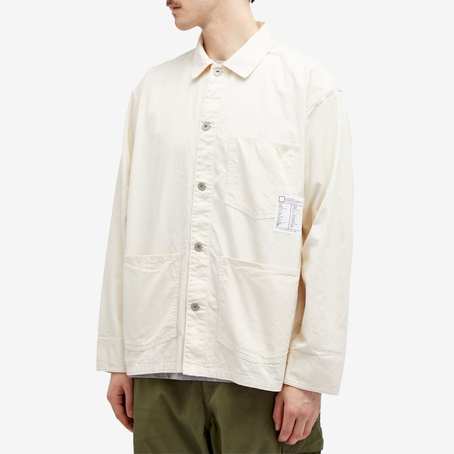 Neighborhood Men's Coverall Jacket White - Curated Menswear