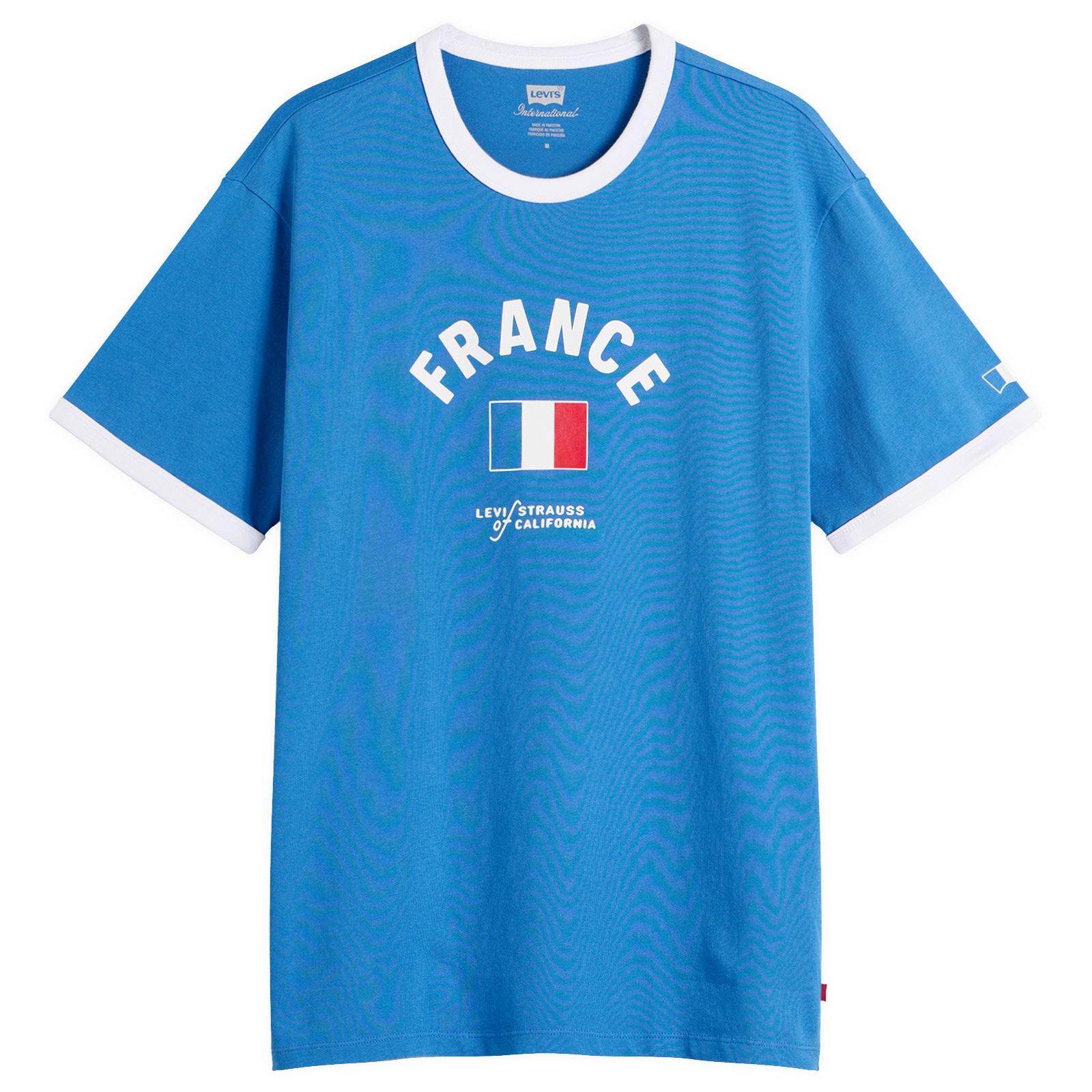 Levi’s Men’s France Retro Ringer T-Shirt Blue