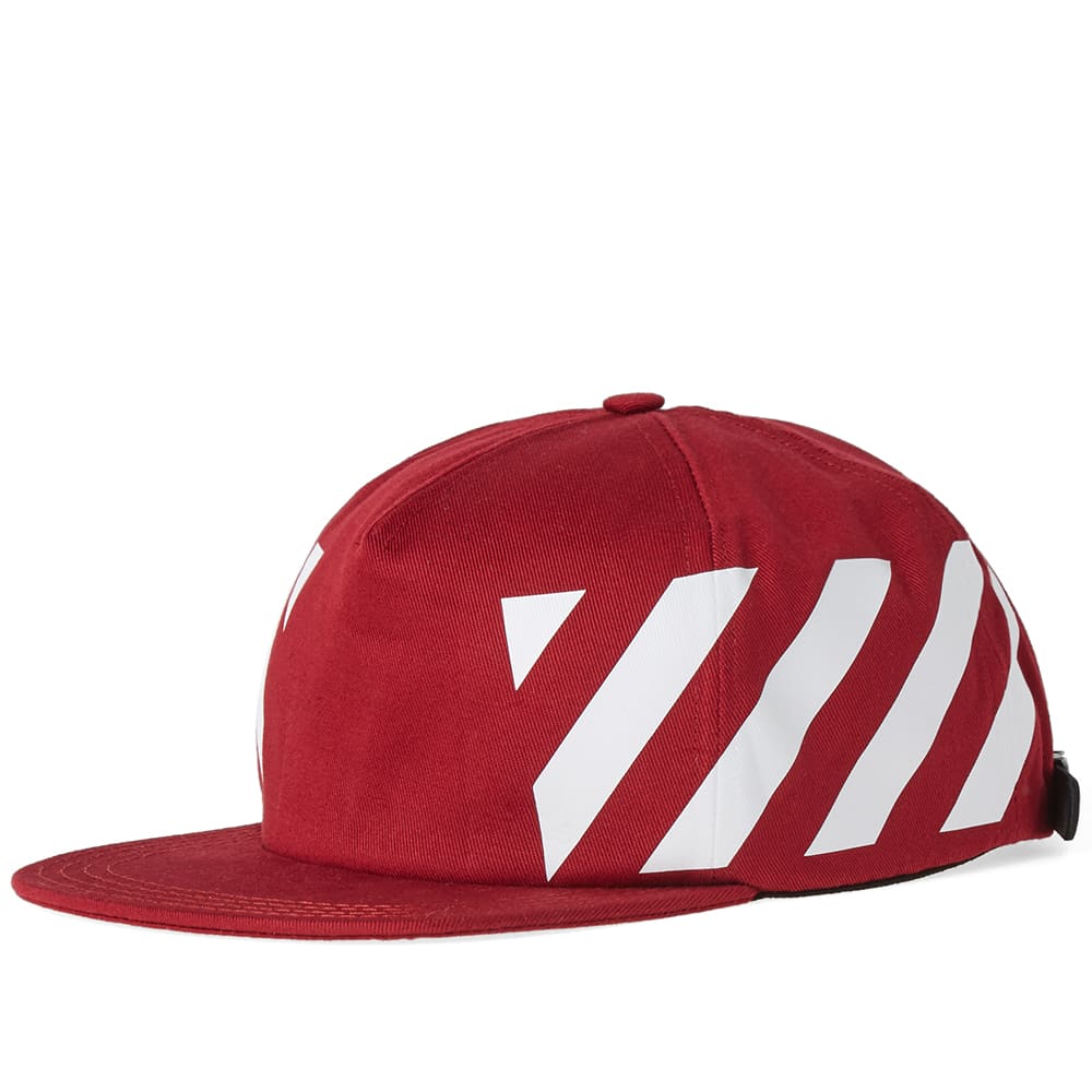 Baseball Off White Diagonal Hat Off-White Diagonals Cap Bordeaux