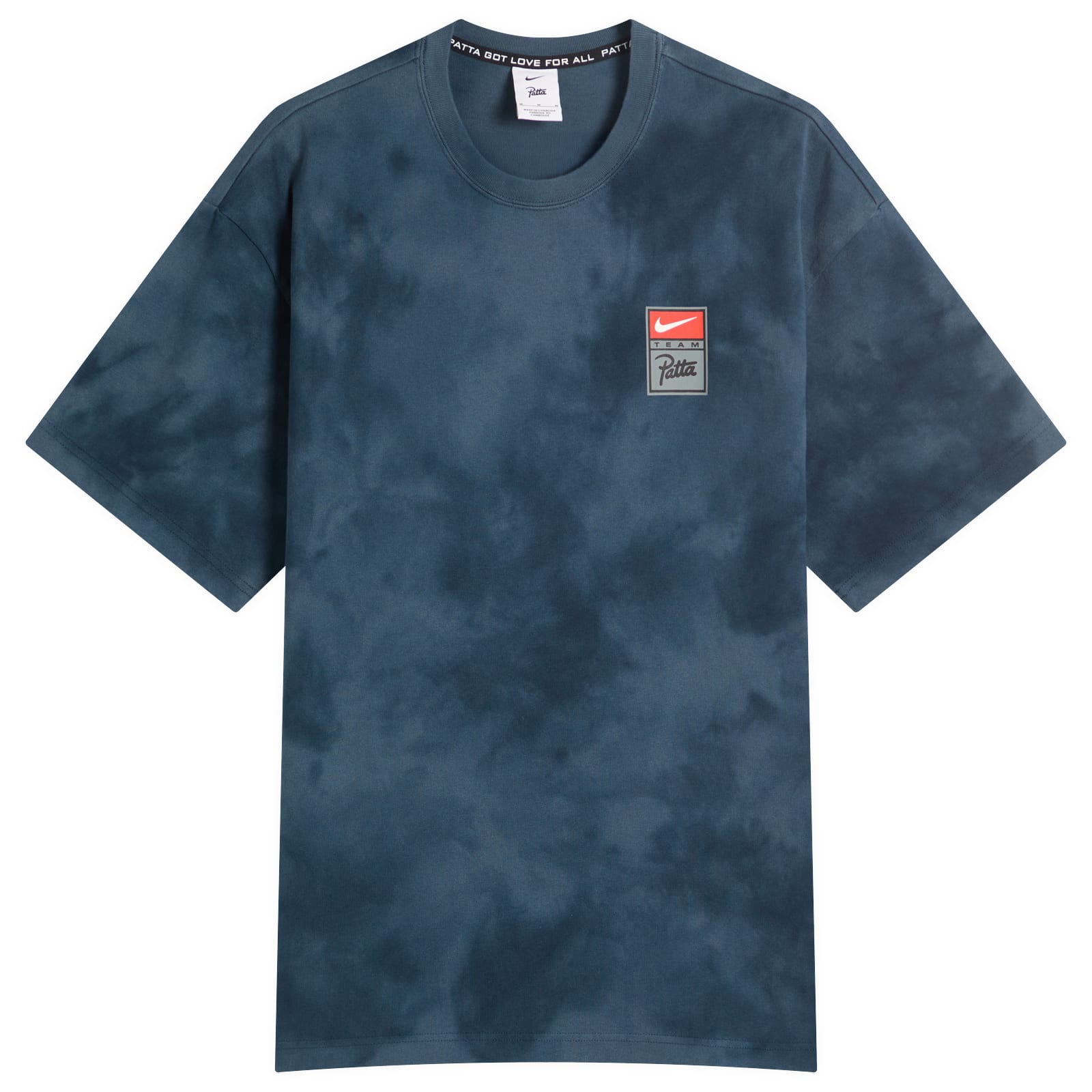 日本未発売★Nike x PATTA GX T-Shirt 男女兼用 Nike x PATTA GX T-Shirt Squadron Blue, Deep Ocean & Dark