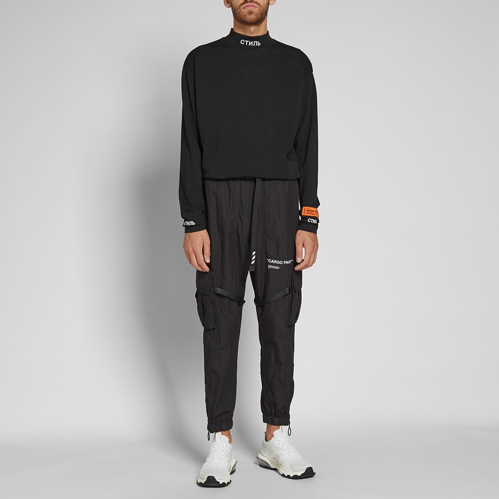 Heron Preston Long Sleeve CTNMB Turtle Neck Tee