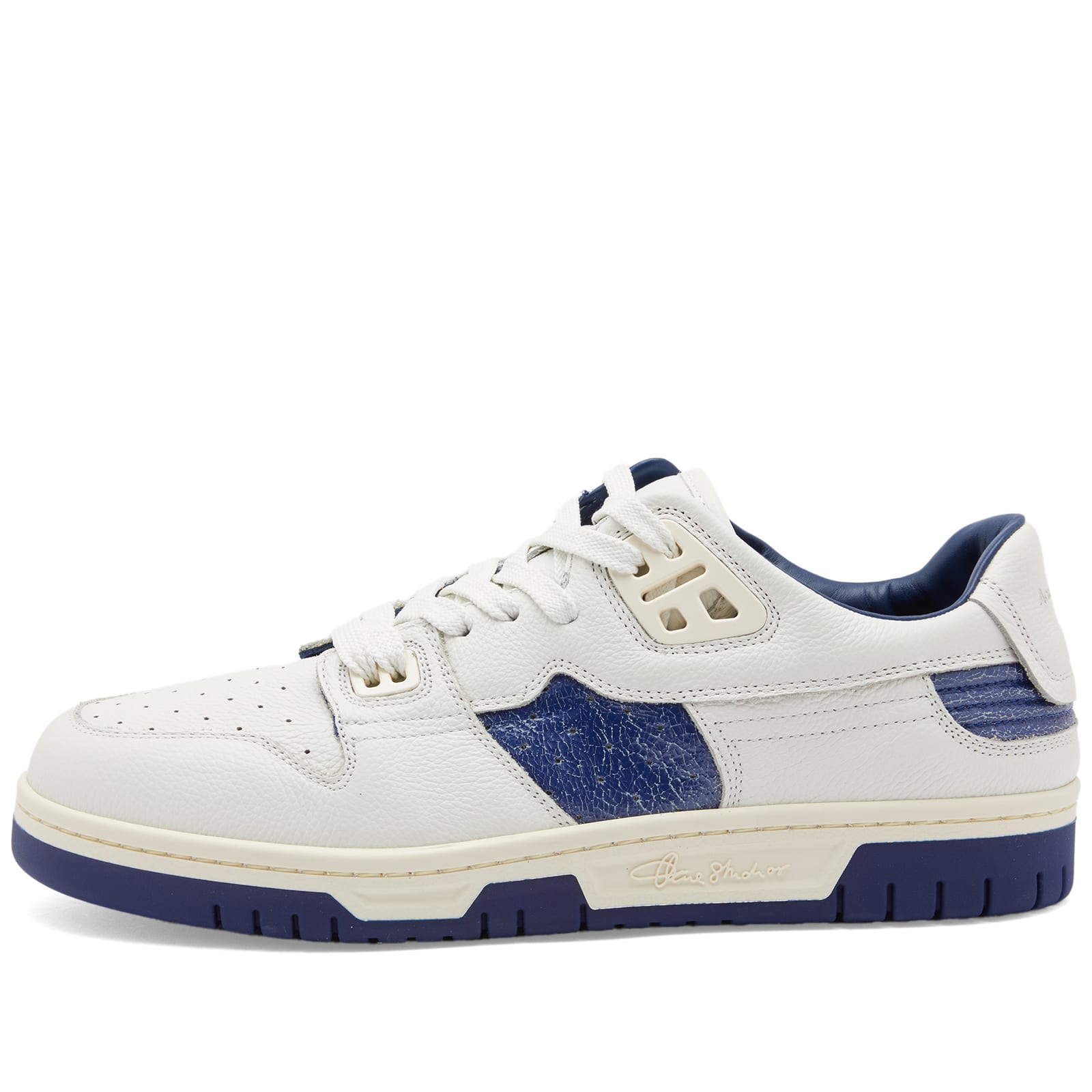 Acne Studios 08STHLM Low Pop Sneakersスニーカー Acne Studios Men's 08STHLM Low Pop Sneakers in White/Black