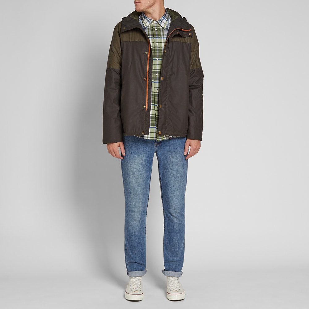 barbour beacon aira wax jacket brown