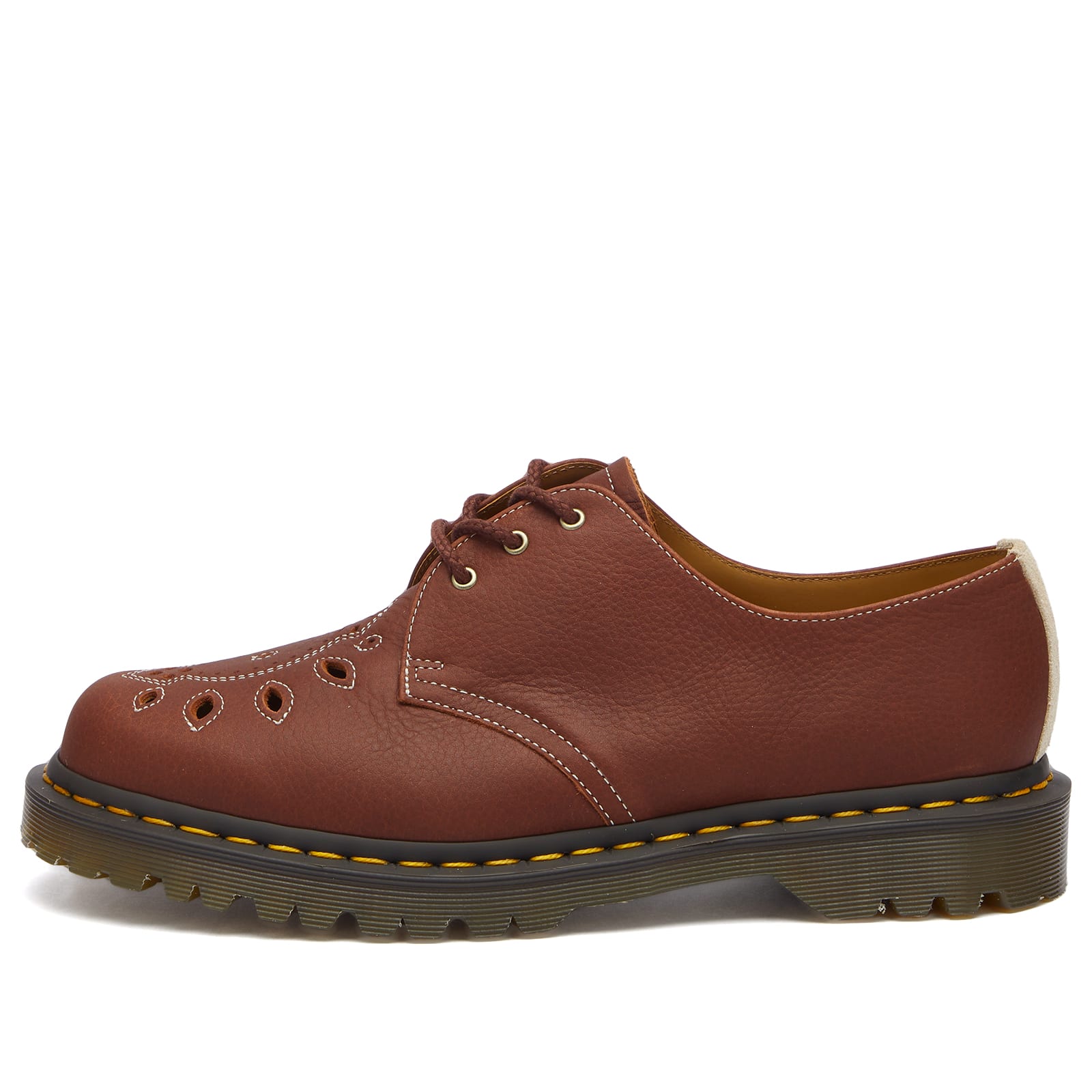 Dr. Martens 1461 Tumble Leather Cut-Out Shoe Mid Tan | END. (US)