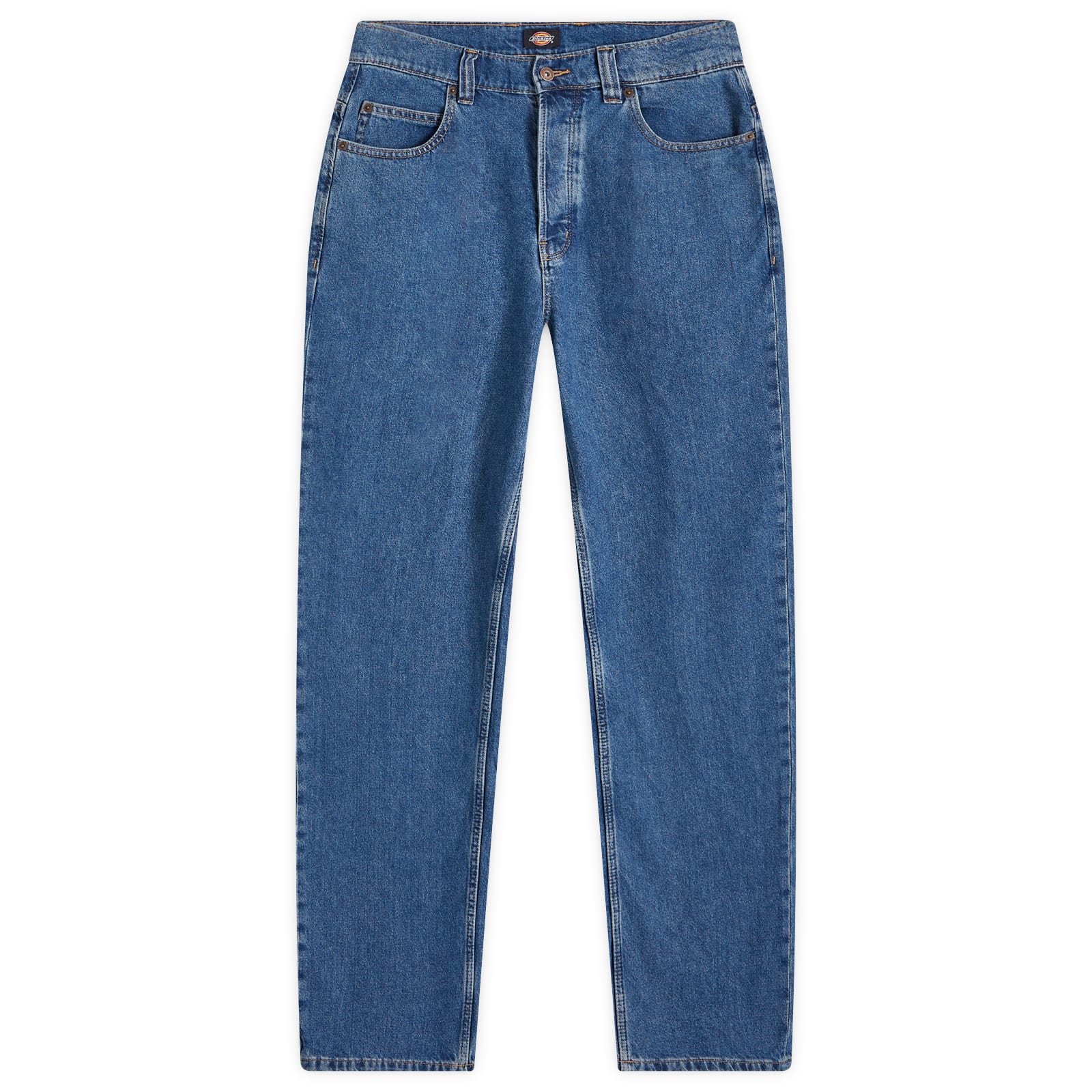 デニム・ジーパン DICKIES Woman Jeans Blue DK0A4XEK CLB1 Women's Perfect Shape Straight Leg Stretch Denim Jeans