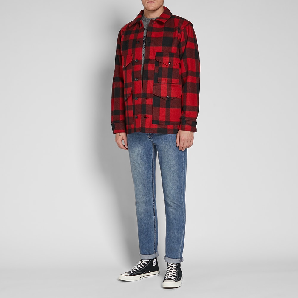 Filson washed single mackinaw cruiser