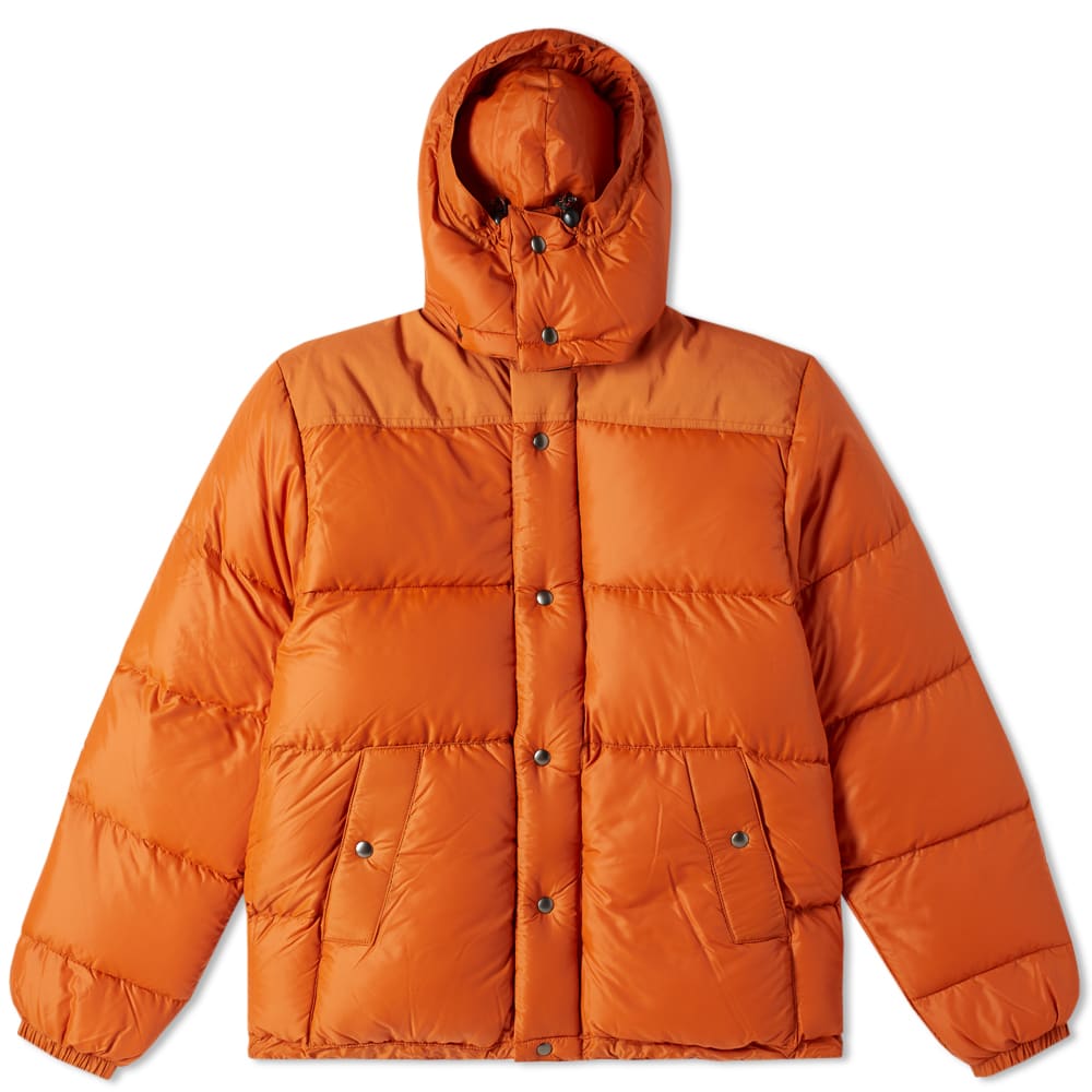 Très Bien x Crescent Down Works Hooded Puffer Jacket Orange | END.