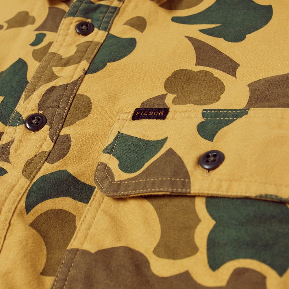 Filson Field Flannel Shirt Shrub Camo 