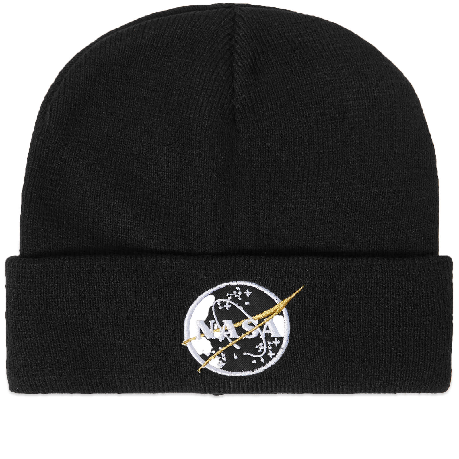 Berretto Unisex Alpha Industries NASA Beanie: Nero, Taglia Unica, Caldo E Con Patch