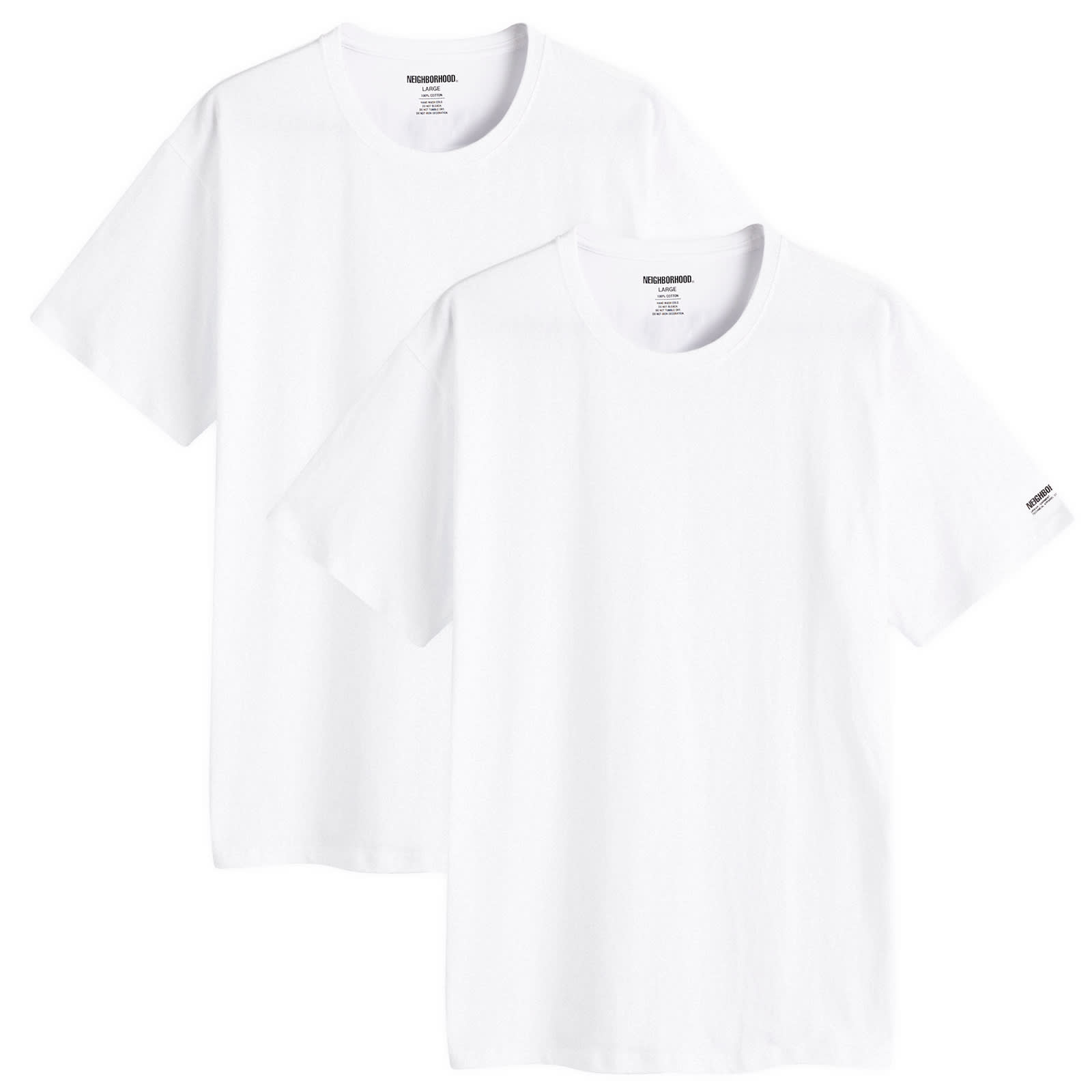 【NEIGHBORHOOD】Classic 2-Pack T-Shirt Neighborhood Men's Classic 2-Pack T-Shirt in Black Neighborhood