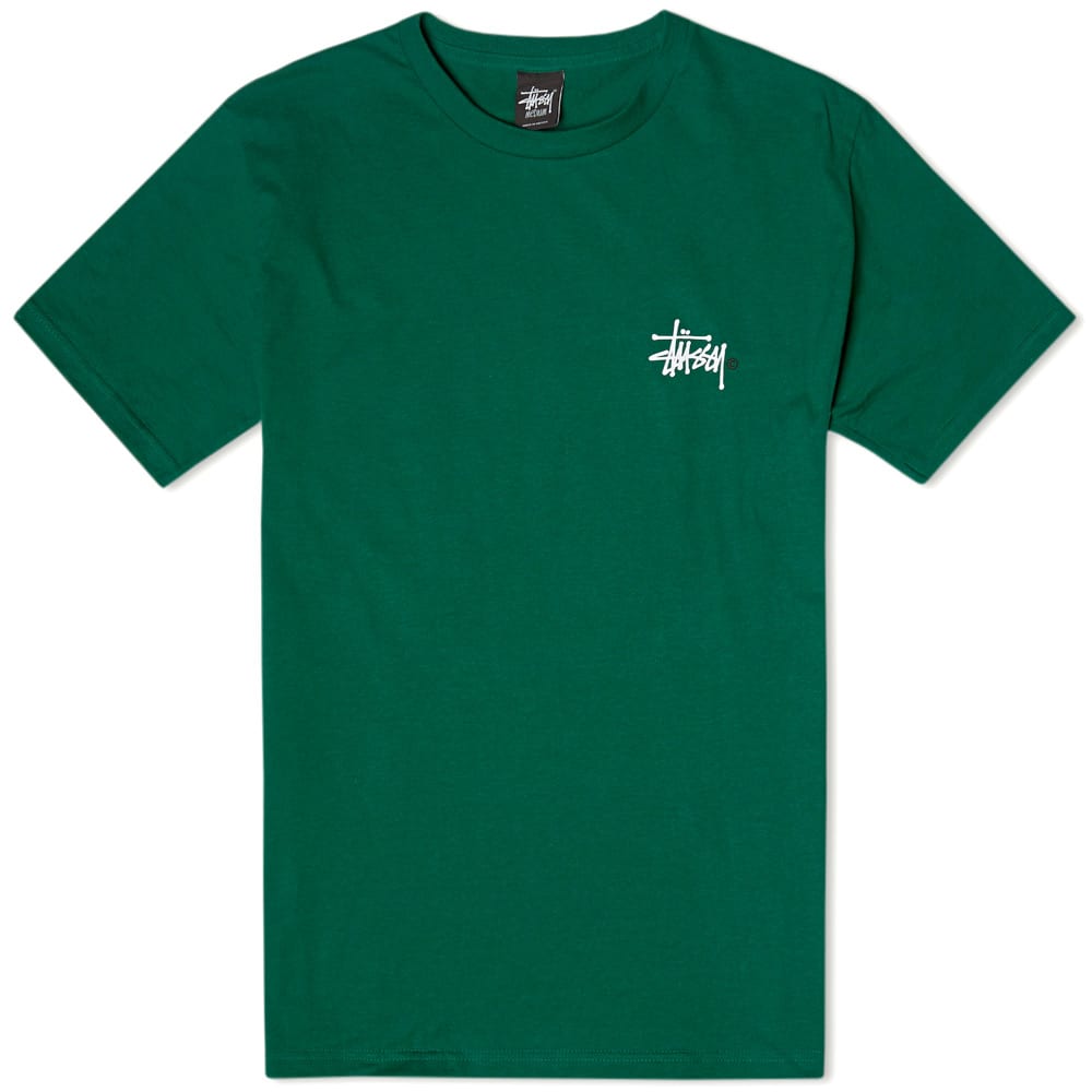 stussy basic logo tee