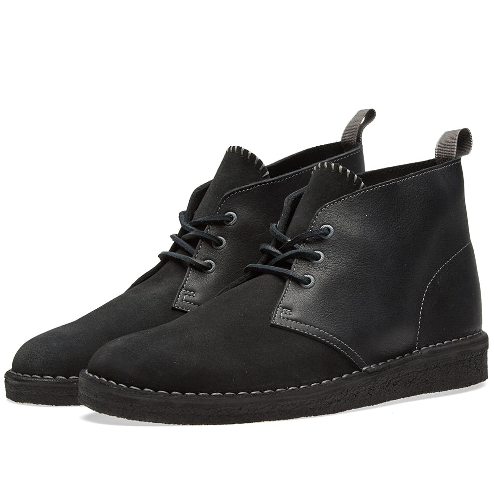 END. (US) x Clarks Originals Desert Coal 'Black Diamond' Black Combi ...