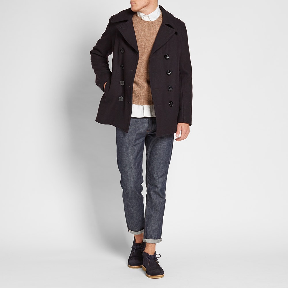 Gloverall Admiralty Peacoat Navy | END.