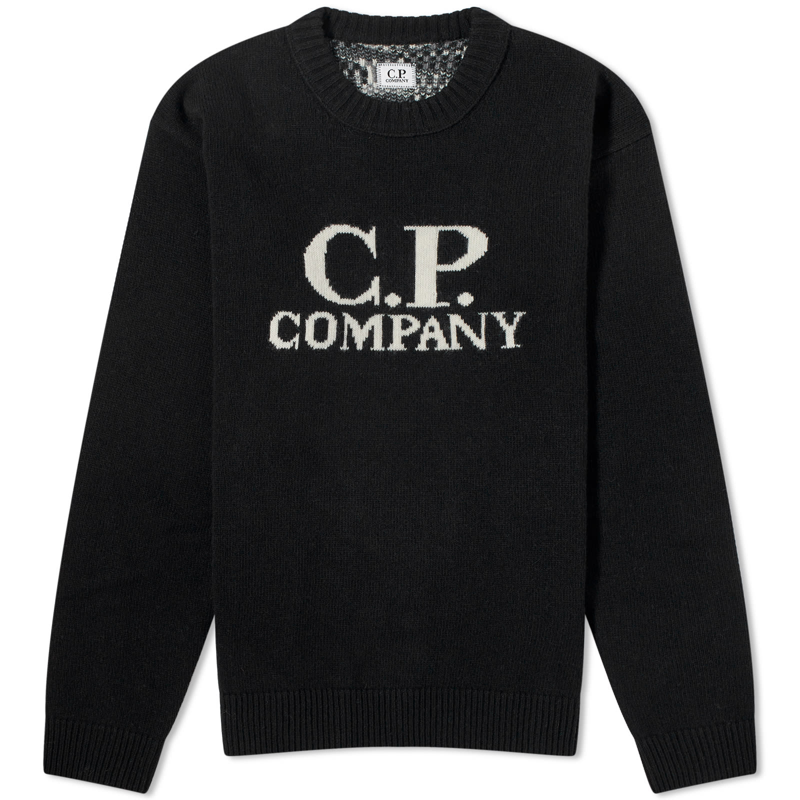 C.P. Company Lambswool Goggle Knit Black END. (GB)