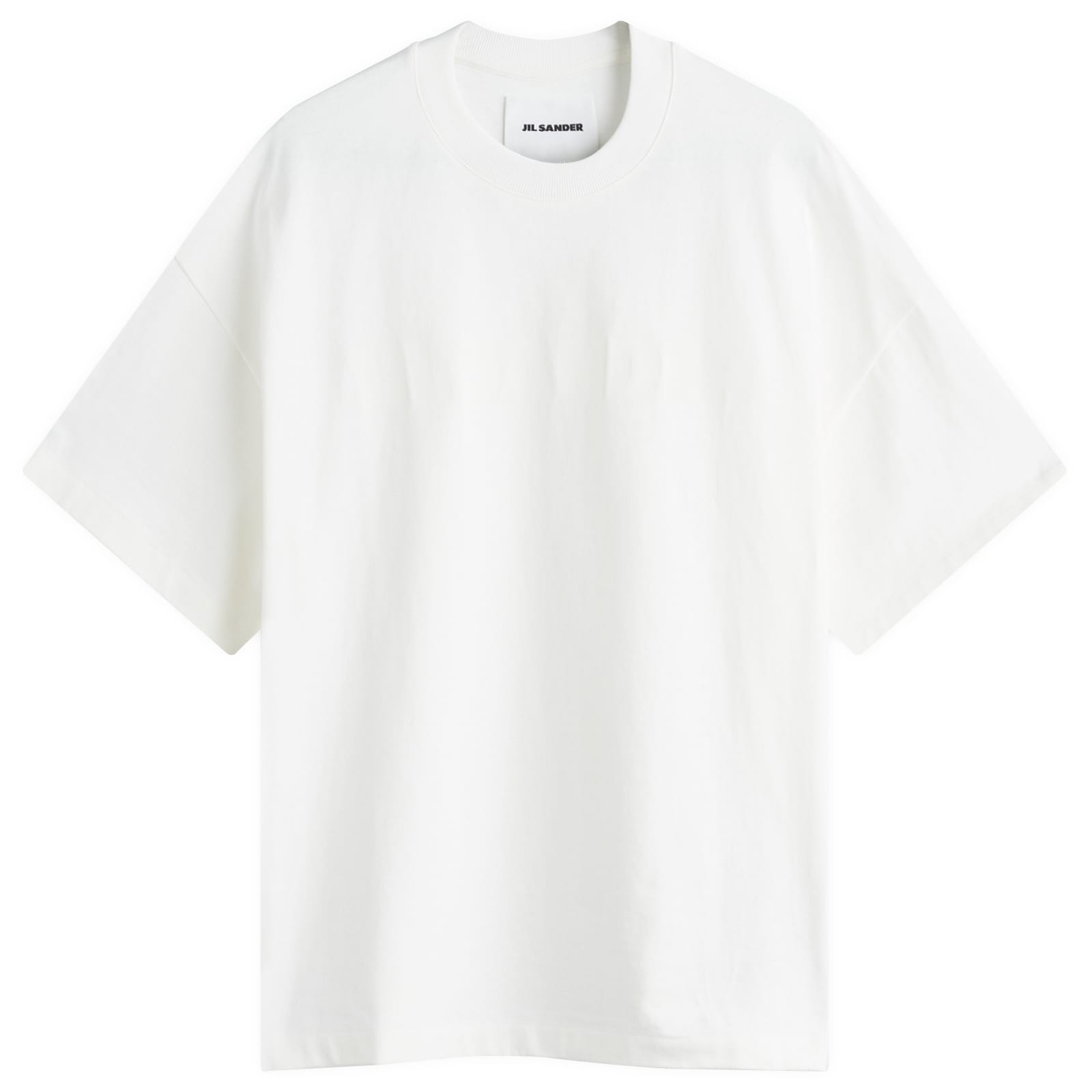 Tシャツ・カットソー JIL SANDER T-SHIRTS PORCELAIN Jil Sander - Long-sleeved T-Shirt in Porcelain – Stoy