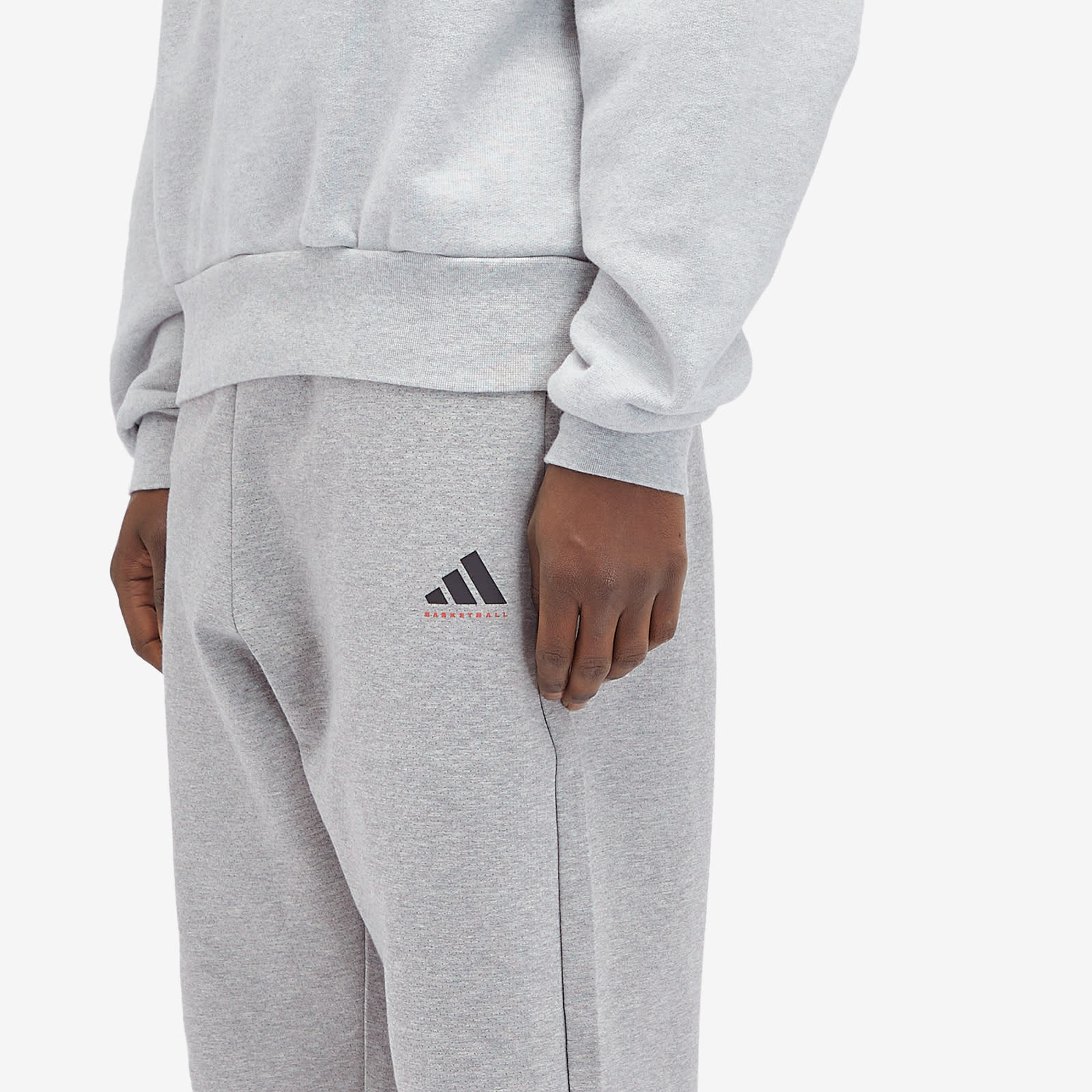 【ADIDAS】Basketball Spacer Track Pants - Gray / JJ1562 All products - adidas Basketball Spacer Track Pants (Gender