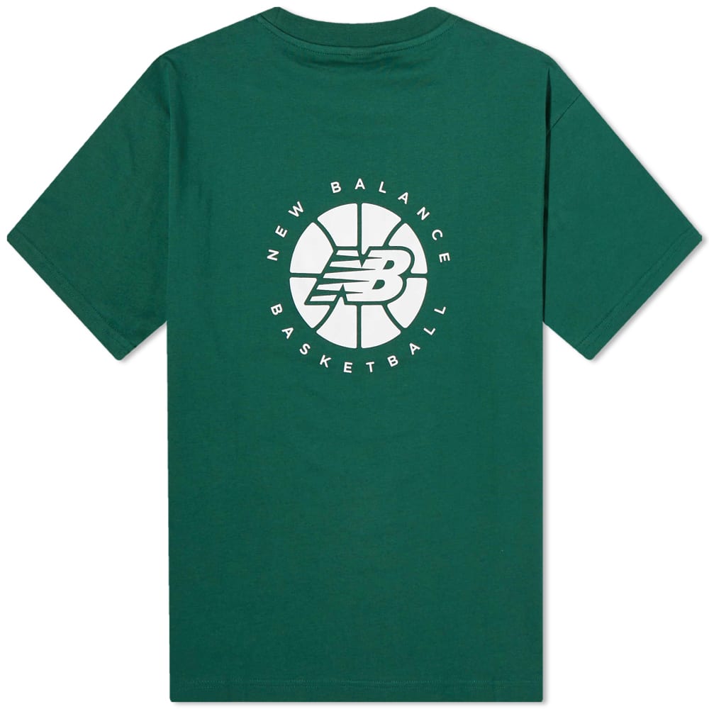 New Balance Hoops Essentials Fundamental Tee Green END. (US)