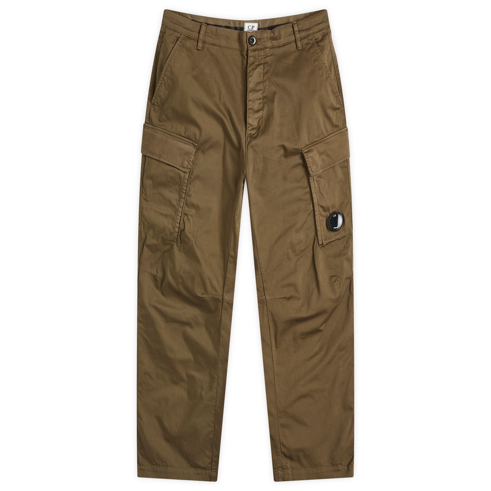 Company Men's Stretch Sateen Loose Cargo Pants Ivy Green