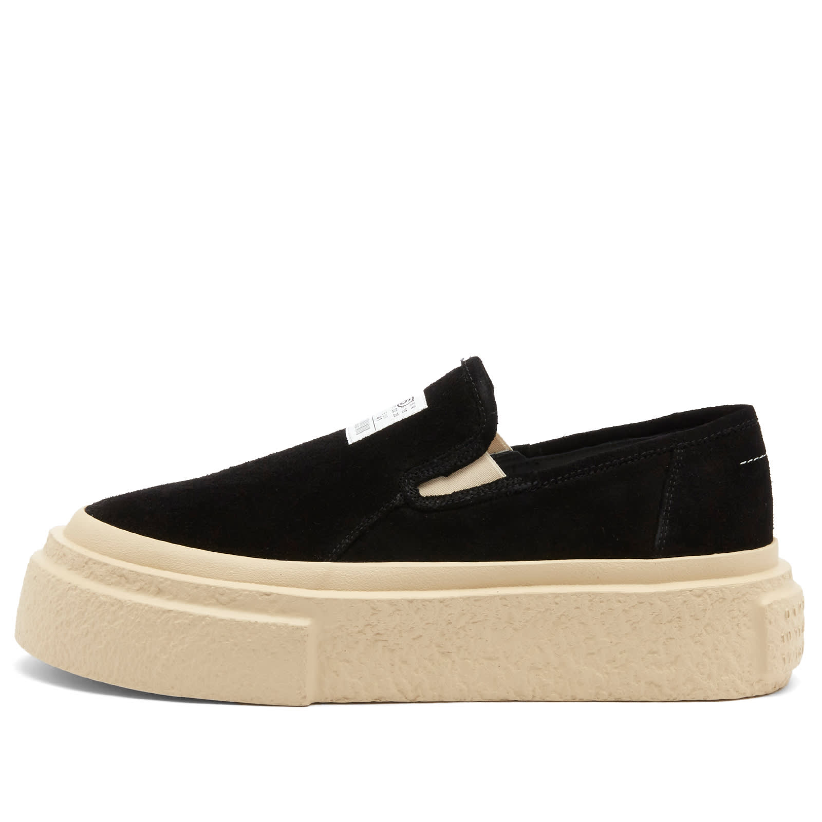 スニーカー MM6 MAISON MARGIELA Men Sneakers SH1WS0015P5246T8013 Black MM6 Maison Margiela Men's Oversized Sole Hi Top Sneaker in