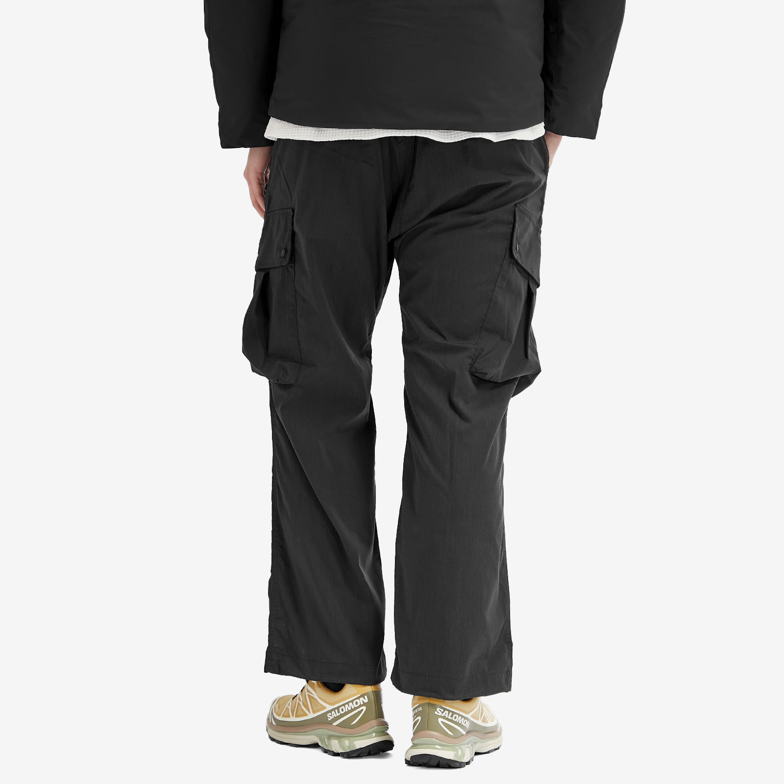 Nanga Men's Hinoc Ripstop Cargo Pants Black - Curated Menswear