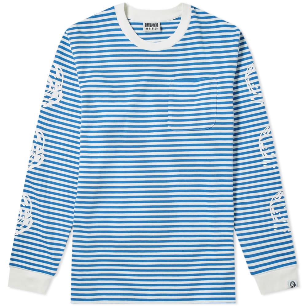Continuing their endless fascination with space, creative directors Pharrell Williams and Nigo present the striped helmet tee under their astronomical Billionaire Boys Club venture this season. Cut from the softest of cotton, the blue and white design prints a trio of astronaut heads to each sleeve, while a patch pocket and woven brand tab complete the street-led silhouette with added detailing.

100% Cotton
Astronaut Print
Patch Pocket
Woven Brand Tab
Ribbed Crewneck & Cuffs