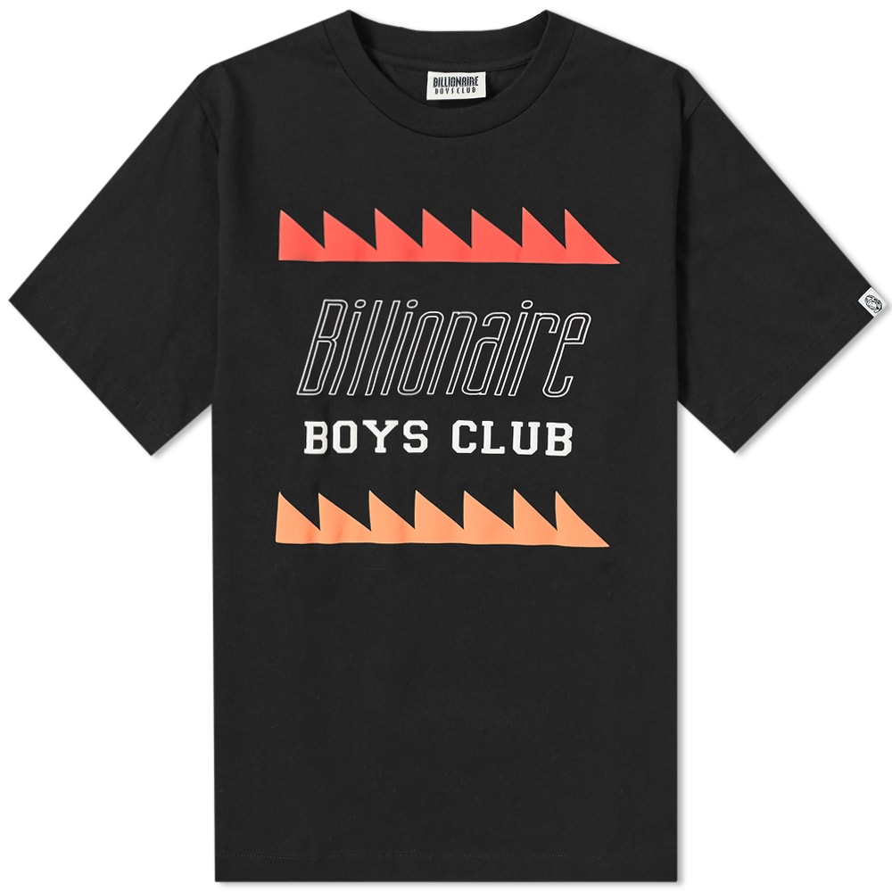 Setting the rhythm for the new season ahead, streetwear’s very own Billionaire Boys Club deliver the Oscillating logo tee. Dressed in dark tones, the cotton t-shirt arrives with coral-infused frequency graphics enclosing the brand’s moniker above and below, while the simplistic style is signed off to the reverse with the ever-occurring astronaut print in white.

100% Cotton
Ribbed Crewneck
Printed Branding
Puff ‘Boys Club’ Print
Woven Brand Tab
