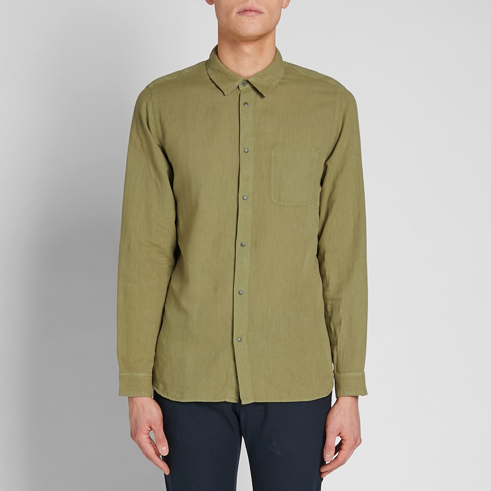 Folk stitch pocket shirt Clearance