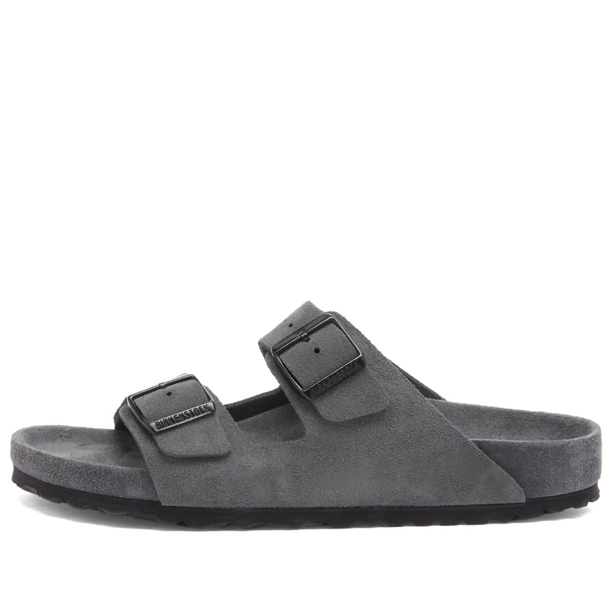 Birkenstock Men's Arizona - Presented by END. in Charcoal Suede Exquisite - 1029962