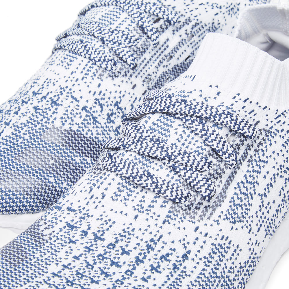 Ultra boost uncaged white navy on feet clearance