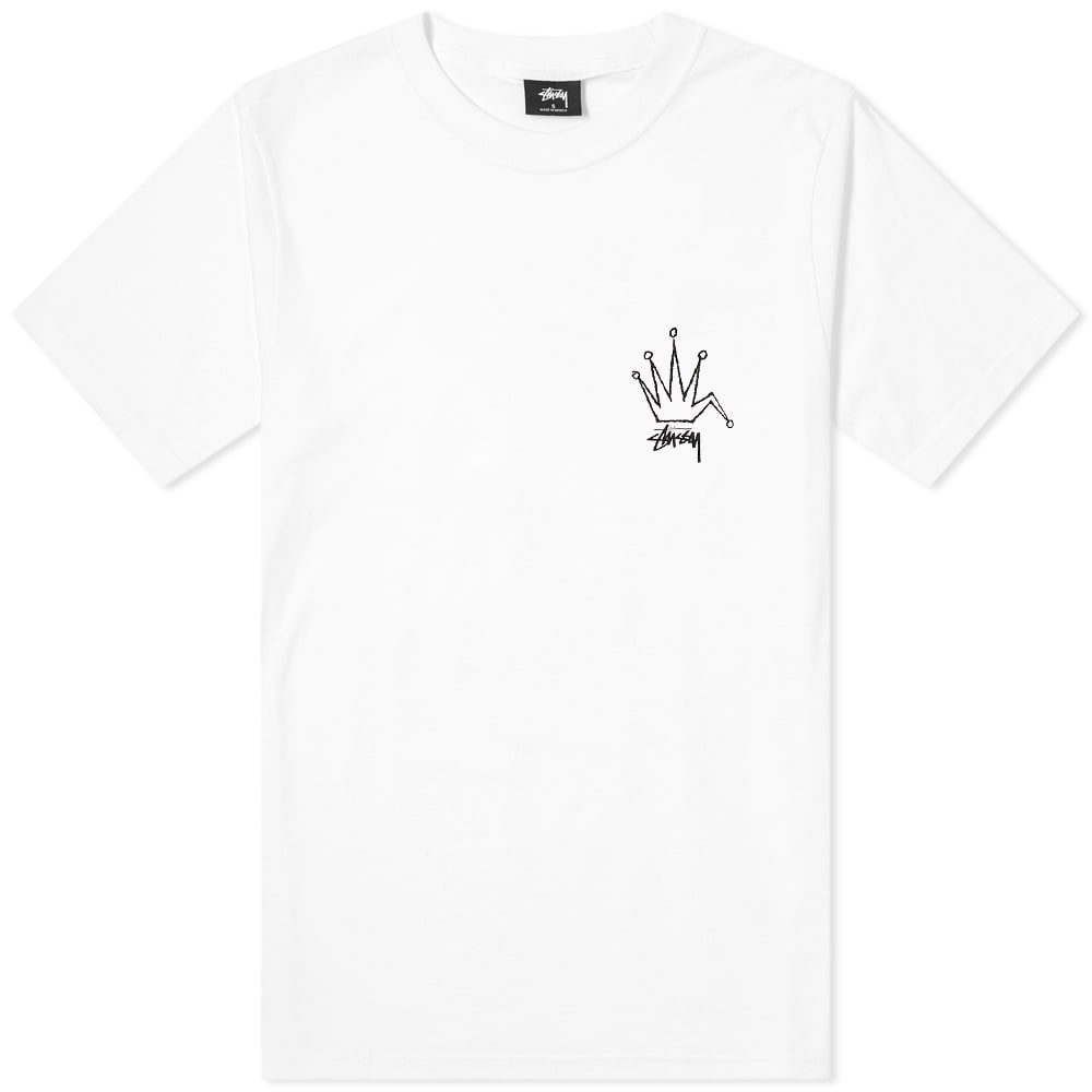 Stussy crown t shirt clearance