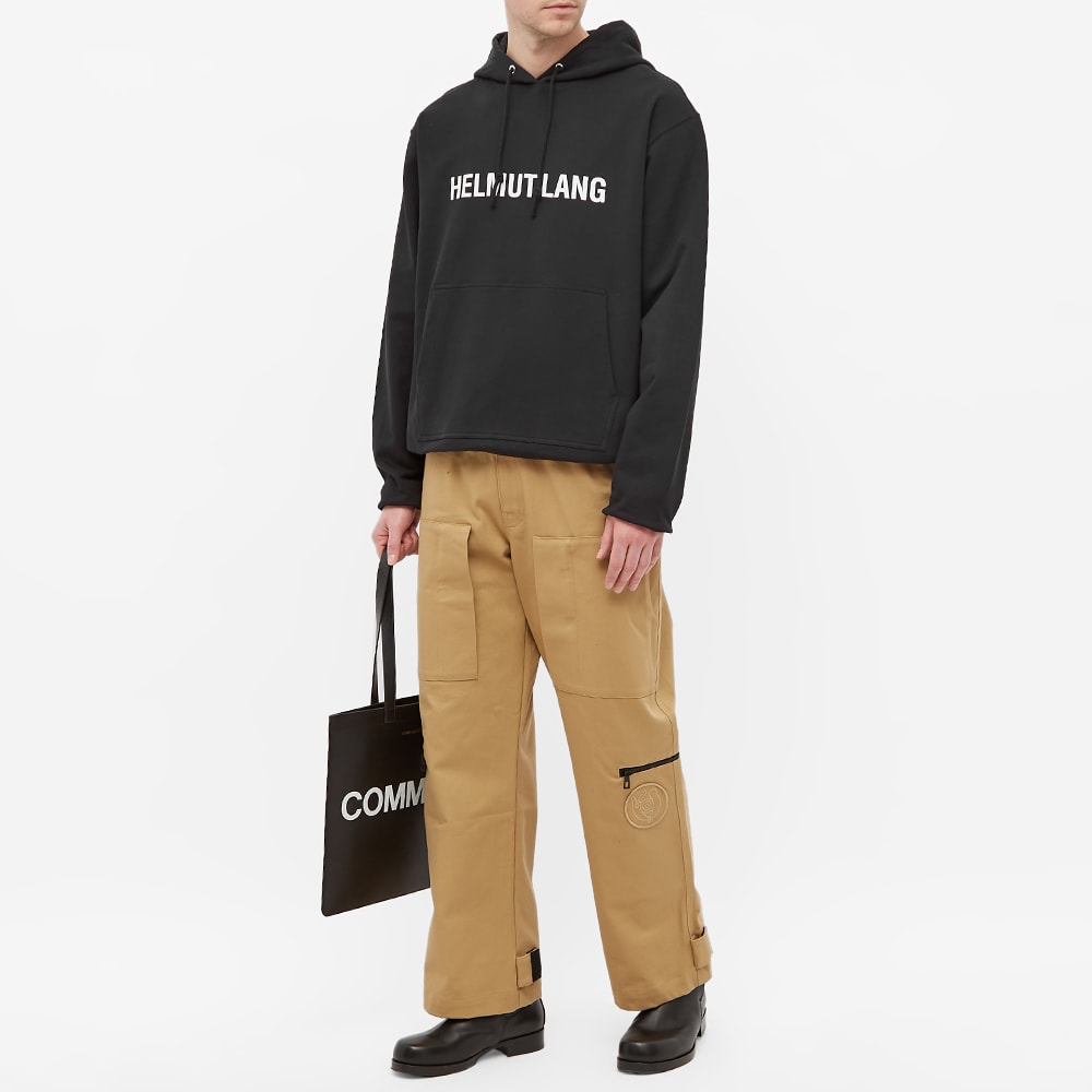 tan helmut lang hoodie