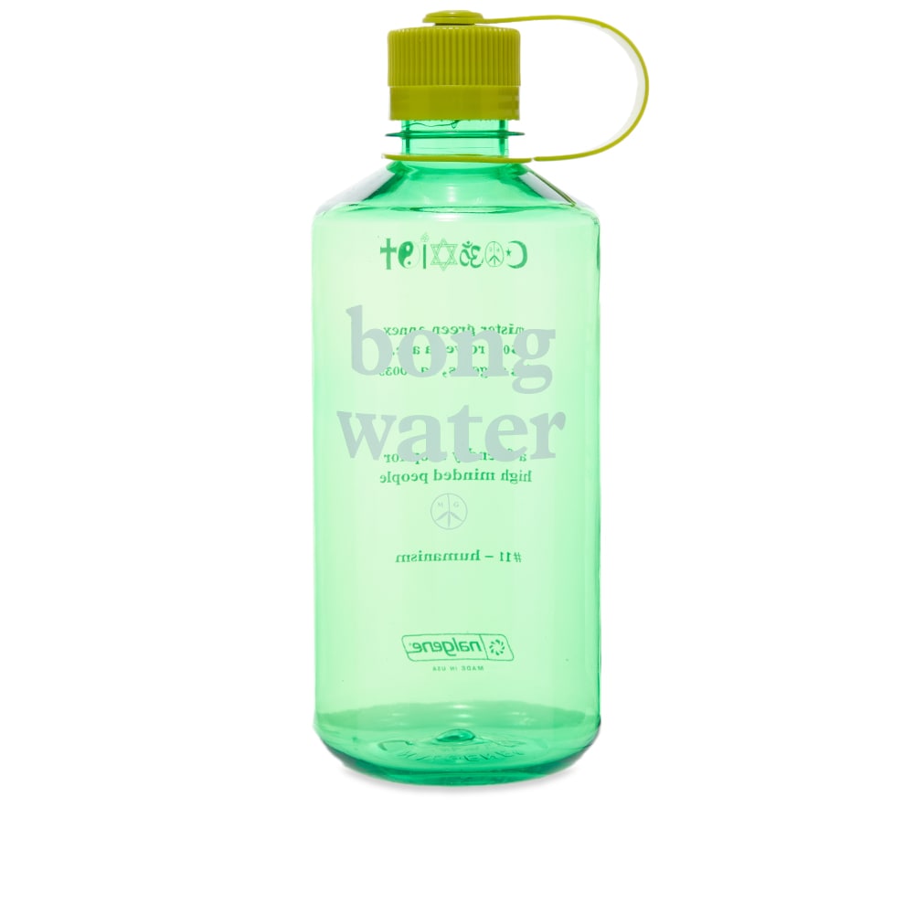 Mister Green Bong Water Narrow Mouth Nalgene Bottle Green END. (UK)