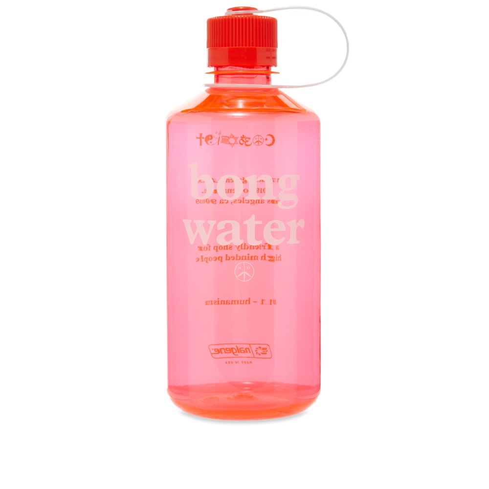 Mister Green Bong Water Narrow Mouth Nalgene Bottle Orange END.