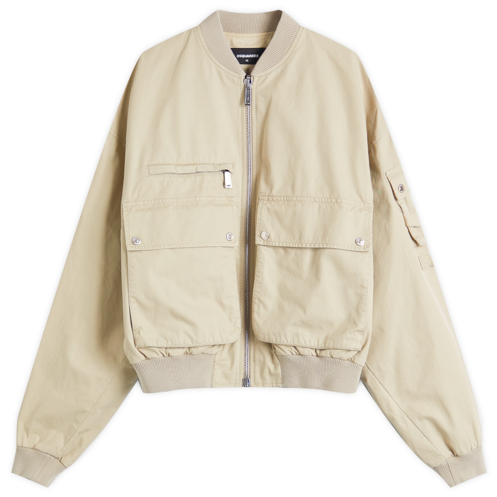 Dsquared2 Men’s Utility Bomber Jacket Stone