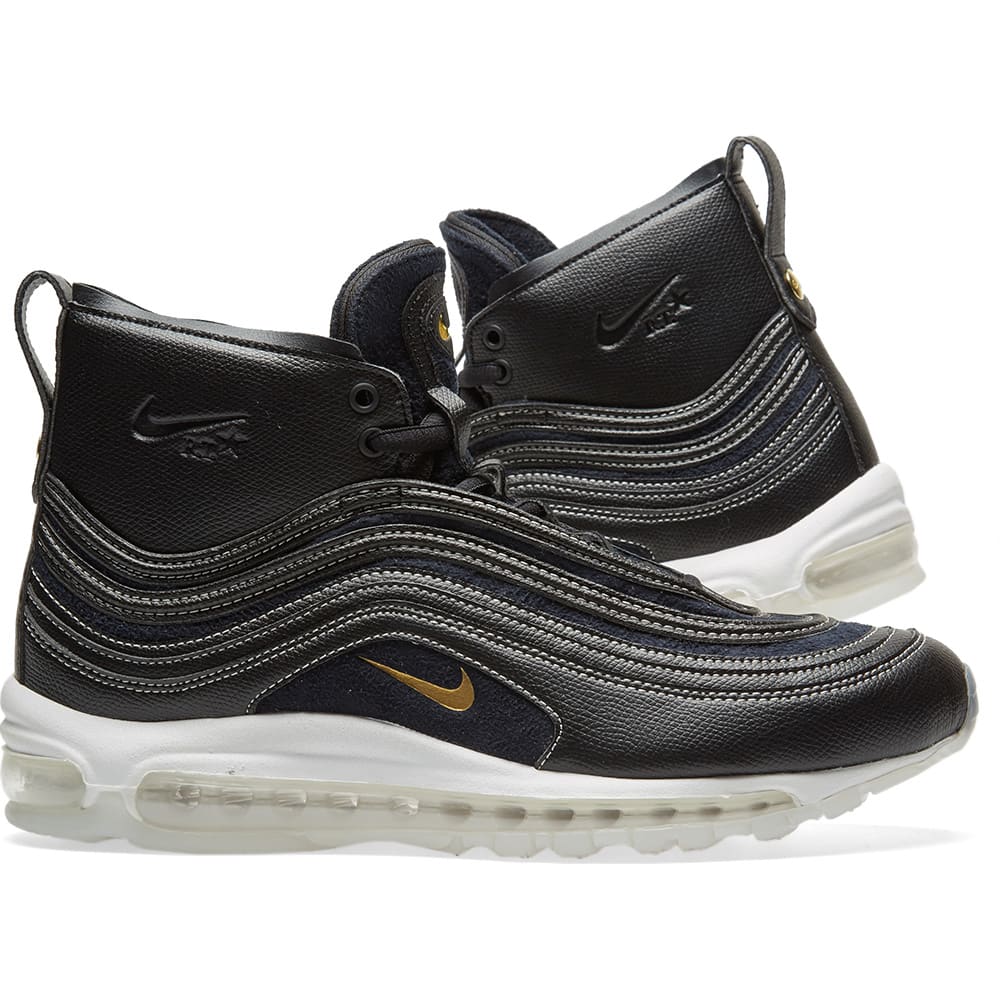 Nike x Riccardo Tisci Air Max 97 Mid Details zu NIKE AIR MAX 97 x RICARDO TISCI HIGH TOP US UK 8 8.5 9 10 10.5 11 11.5 BLACK MID