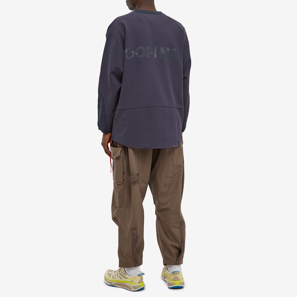 GOOPiMADE Fixation Logo wide crewneck
