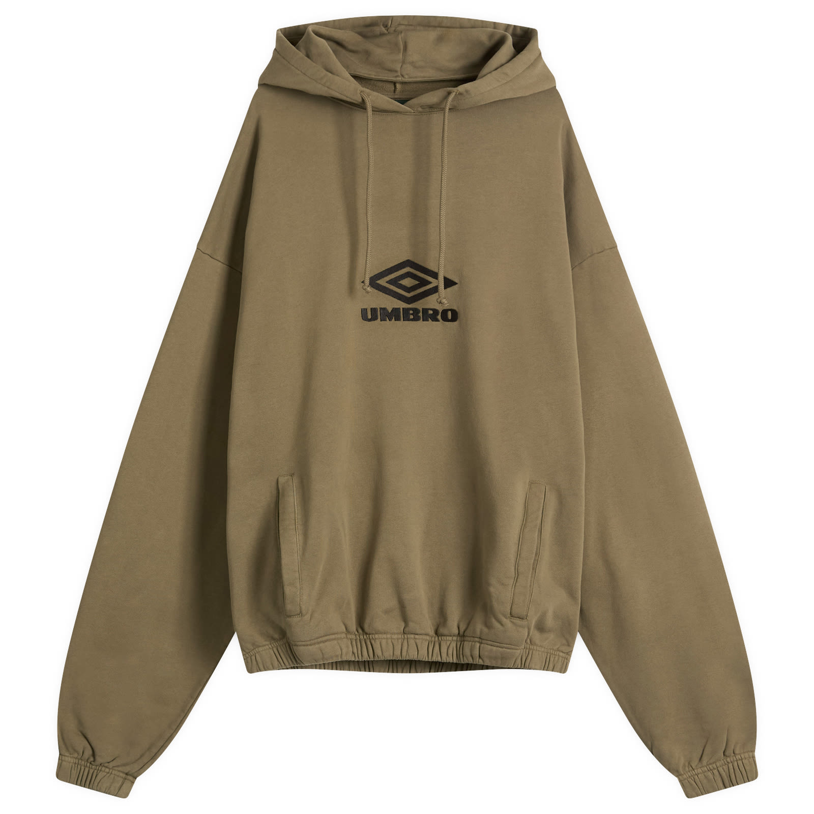 アンブロX SLAM JAM Og Logoマスクフーディー Umbro by Slam Jam OG Logo Mask Hoodie Army Green | END. (US)