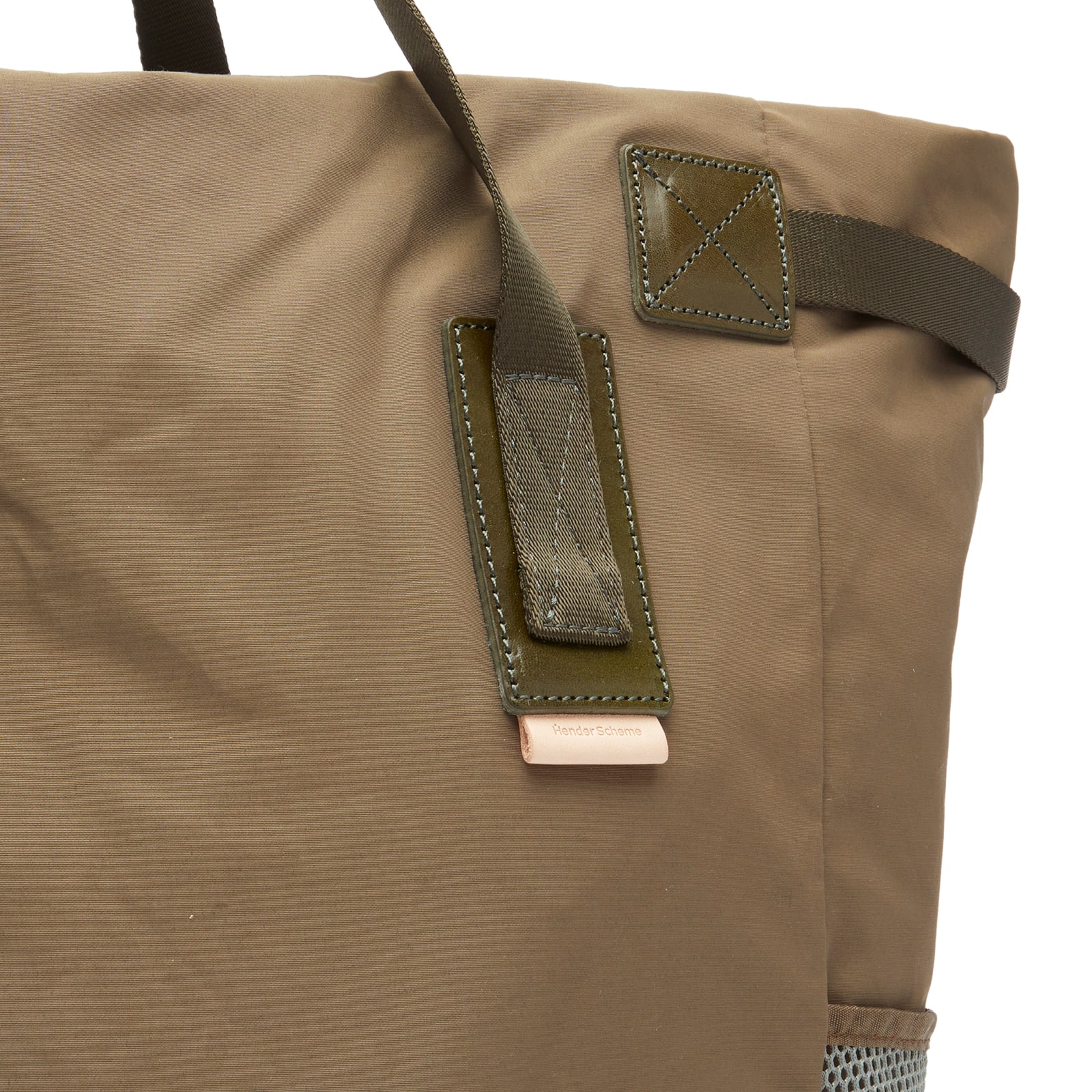 Hender Scheme Men's Functional Tote Bag Khaki Olive - Curated Menswear