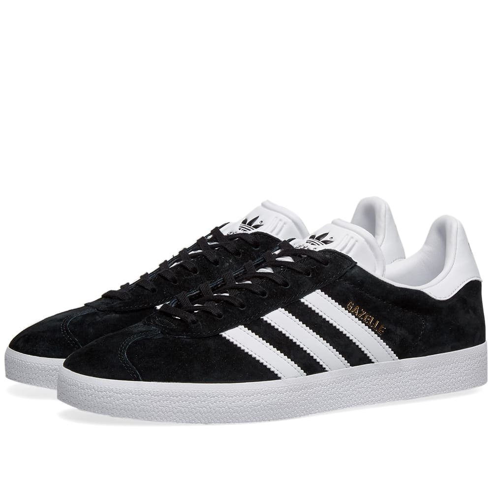 Adidas Gazelle Core Black \u0026 White | END.