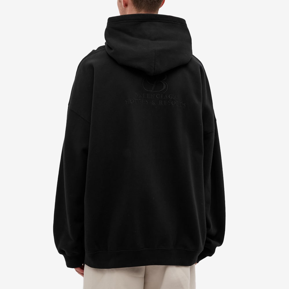 Balenciaga Resort Oversized Zip Hoodie Black | END.