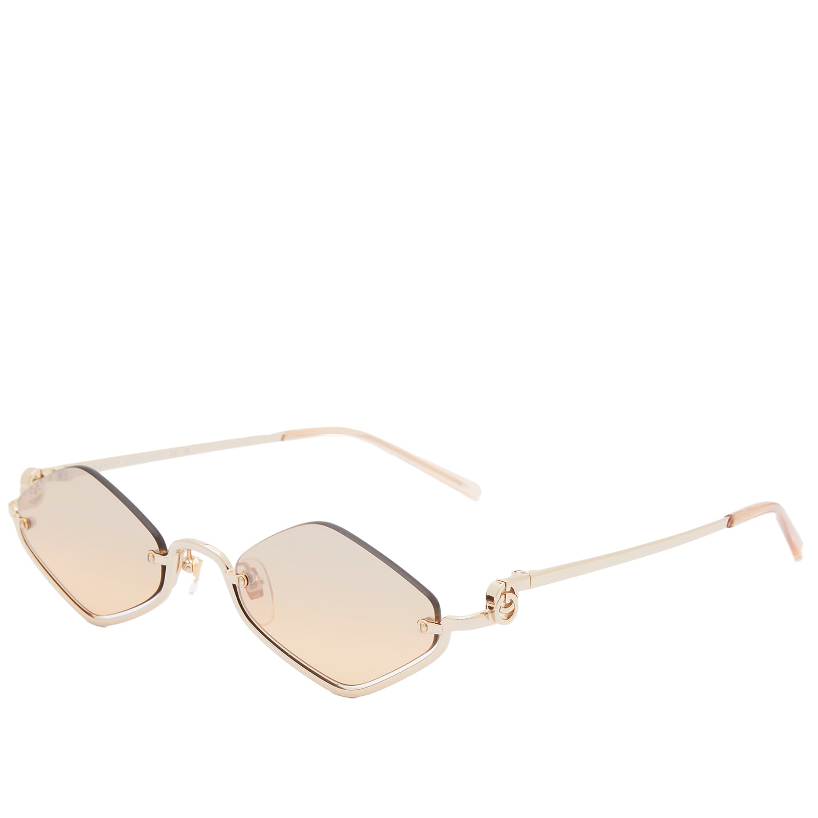 Gucci Eyewear GG1604S Sunglasses Gold/Orange | GG1604S-003