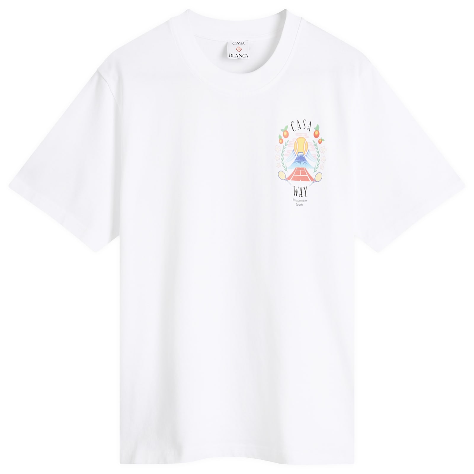 Casablanca Casa Way Mountain Printed T-Shirt White | END. (AR)
