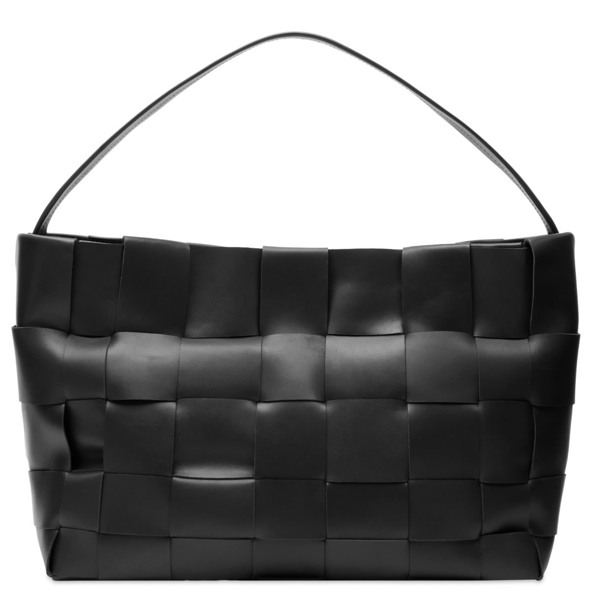 ST. Agni Women's Woven Large Tote in Black 